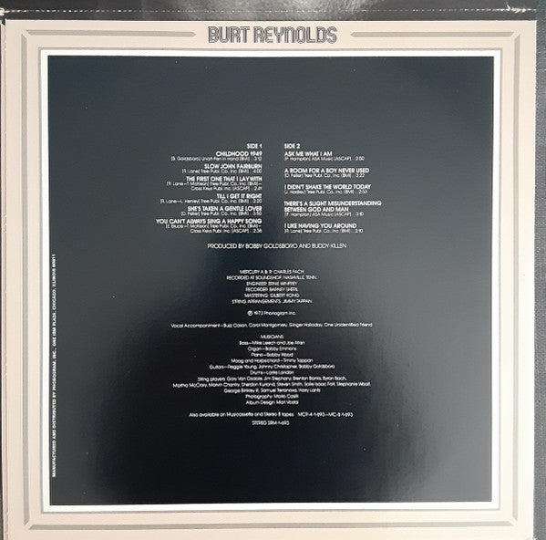 Burt Reynolds : Ask Me What I Am (LP, Album)