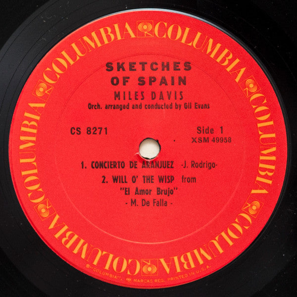 Miles Davis : Sketches Of Spain (LP, Album, RE)