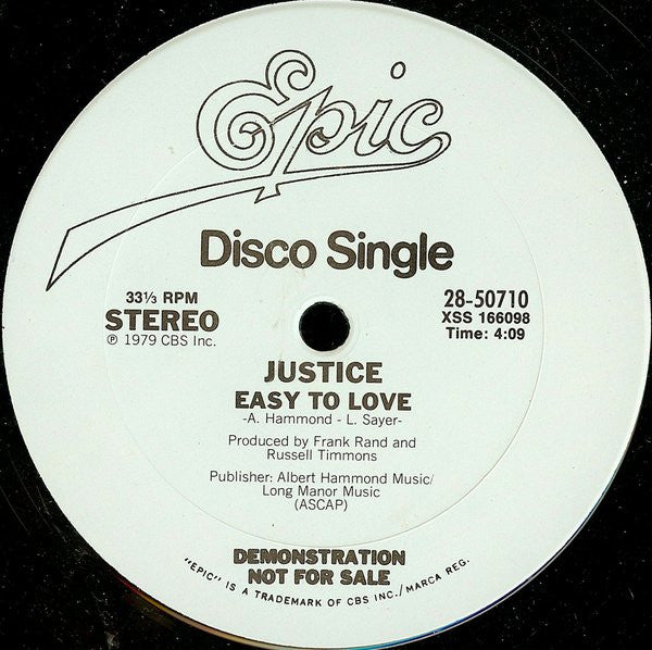 Justice (16) : Gimme Some Lovin' (12", Single, Promo)