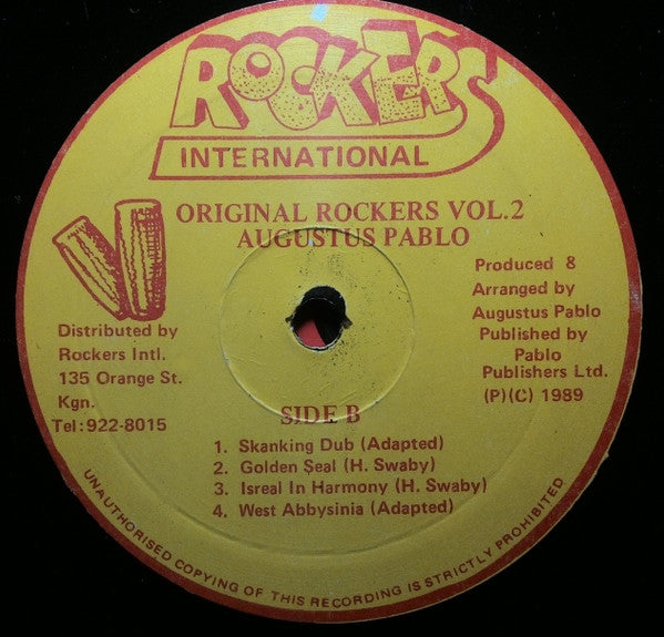 Augustus Pablo : Original Rockers Volume 2 (LP, Album)