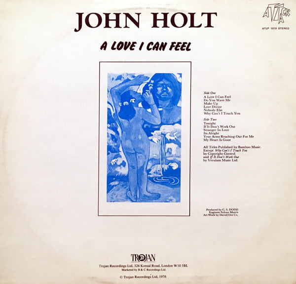 John Holt : A Love I Can Feel (LP, RE)