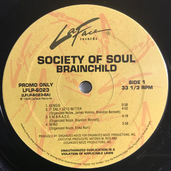 Society Of Soul : Brainchild (2xLP, Album, Promo)