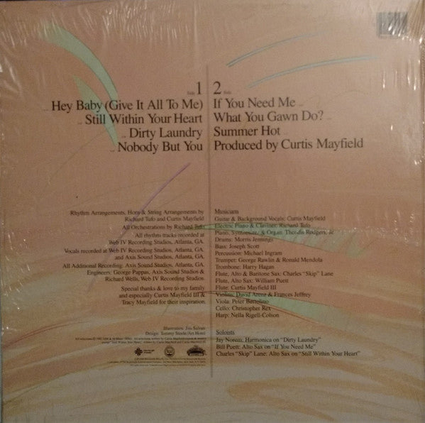Curtis Mayfield : Honesty (LP, Album, Mon)