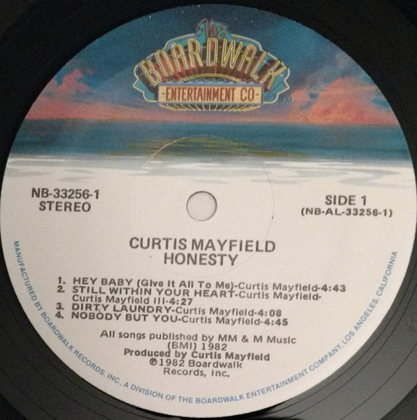 Curtis Mayfield : Honesty (LP, Album, Mon)