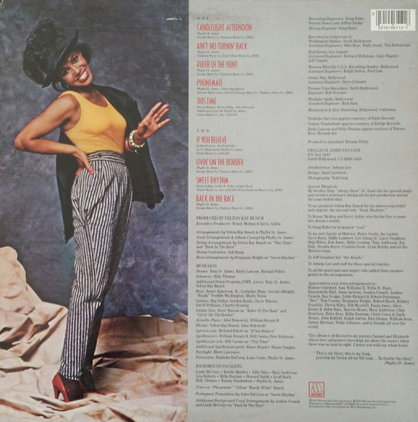 Phyllis St. James : Ain't No Turnin' Back (LP, Album)