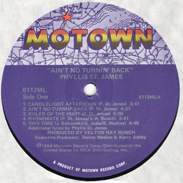 Phyllis St. James : Ain't No Turnin' Back (LP, Album)