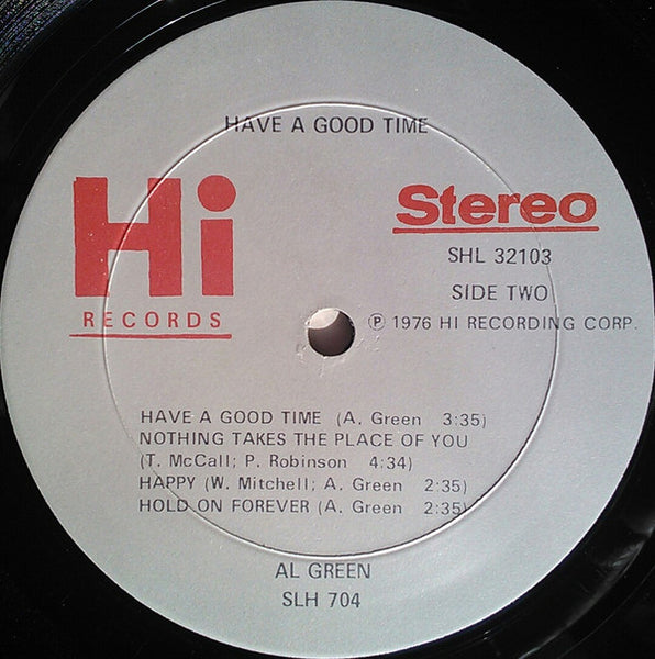 Al Green : Have A Good Time (LP, Album, Pet)