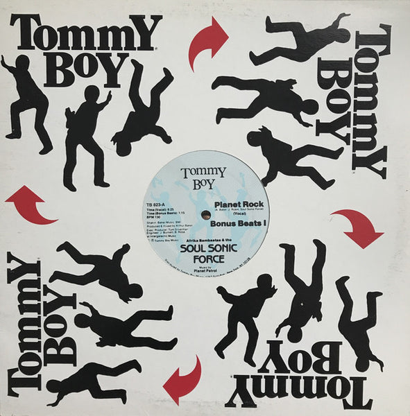 Afrika Bambaataa & The Soul Sonic Force* Music By Planet Patrol : Planet Rock (12", Single, RE, Blu)