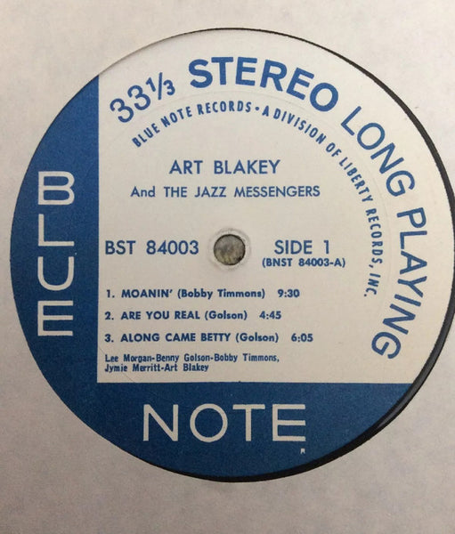 Art Blakey And The Jazz Messengers* : Moanin' (LP, Album, RE, Lib)