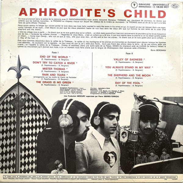 Aphrodite's Child : End Of The World (LP, Album, RP)