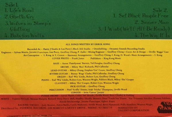 I Kong : The Way It Is (LP, Album)