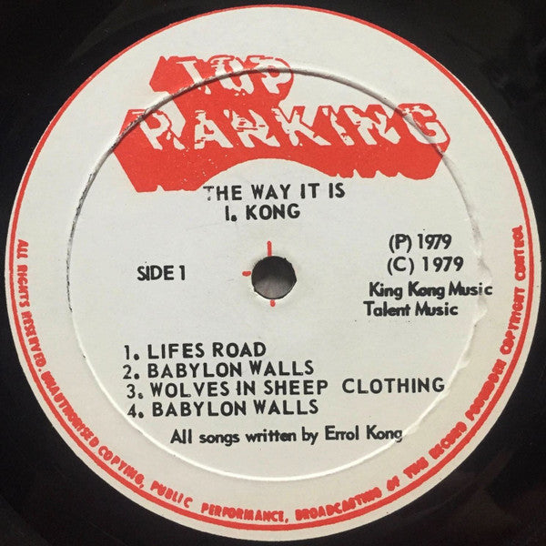I Kong : The Way It Is (LP, Album)