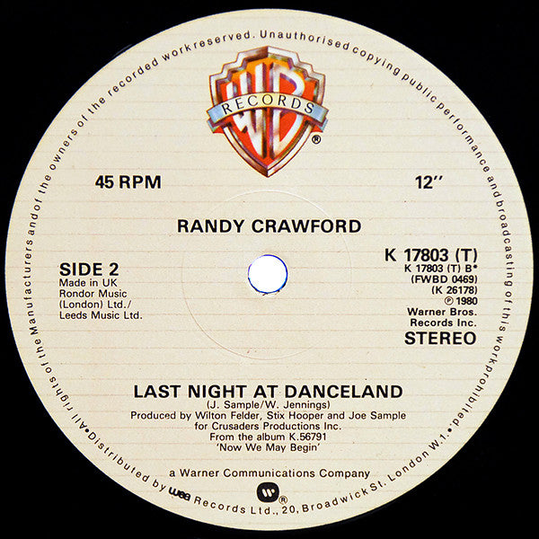 Randy Crawford : You Might Need Somebody (12")