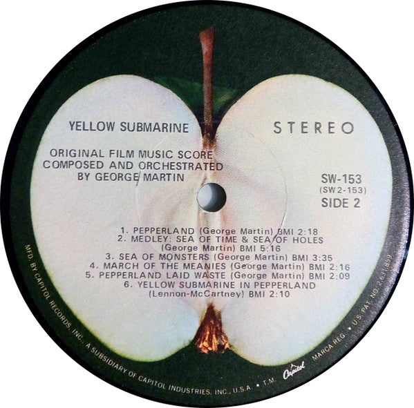 The Beatles : Yellow Submarine (LP, Album, Cap)