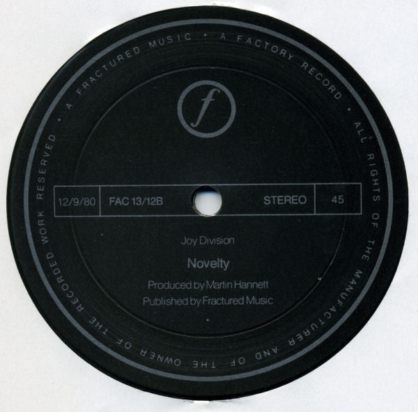 Joy Division : Transmission (12", Single)