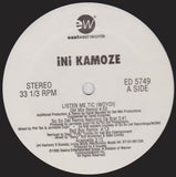 Ini Kamoze : Listen Me Tic (Woyoi) (12", Promo)