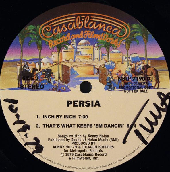 Persia : Persia (LP, Album, Promo, Rai)