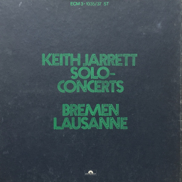 Keith Jarrett : Solo Concerts: Bremen / Lausanne (3xLP, RP, All + Box)