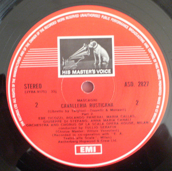 Mascagni* / Leoncavallo* - Maria Callas, Giuseppe Di Stefano, Tito Gobbi, Rolando Panerai, Orchestra Of La Scala, Milan*, Chorus Of La Scala, Milan*, Vittore Veneziani, Tullio Serafin : Cavalleria Rusticana / I Pagliacci (3xLP, RE, RP + Box)