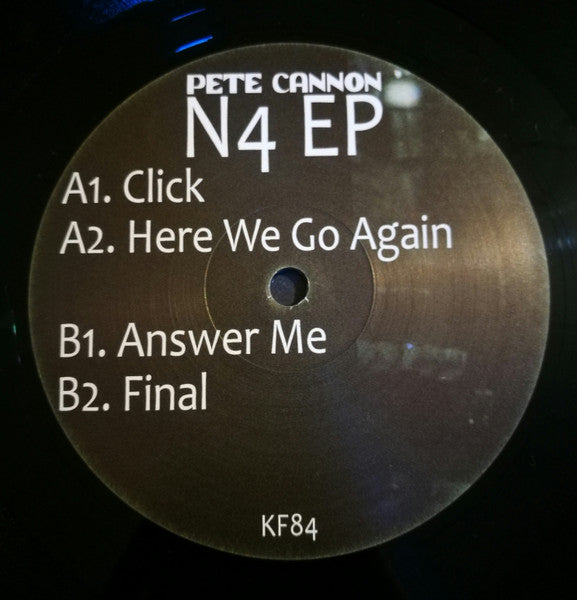 Pete Cannon (2) : The N4 EP (12", EP, Ltd)