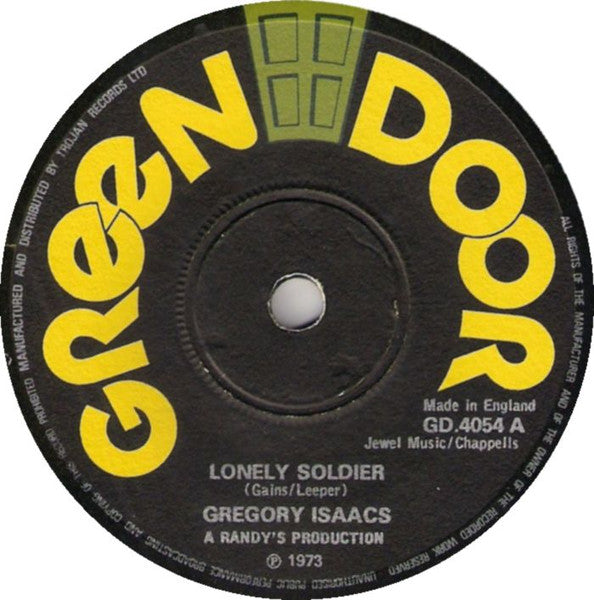 Gregory Isaacs / Impact All Stars : Lonely Soldier (7", Single)