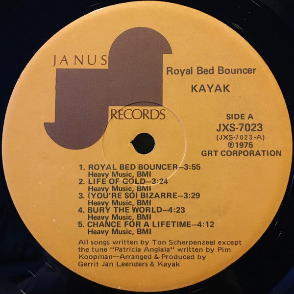Kayak : Royal Bed Bouncer (LP, Album, GRT)