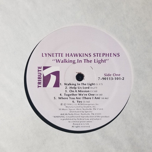 Lynette Hawkins Stephens : Walking in The Light (LP, Album)