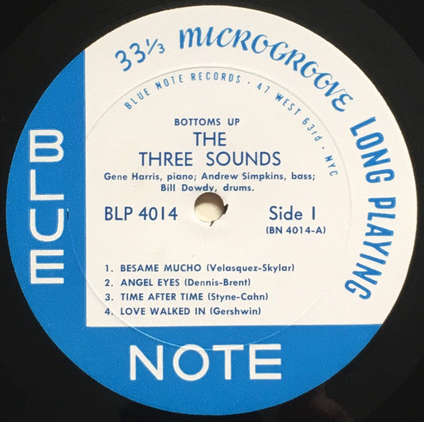 The Three Sounds : Bottoms Up! (LP, Album, Mono, RE)