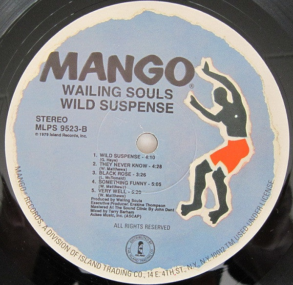 Wailing Souls : Wild Suspense (LP, Album, RP)