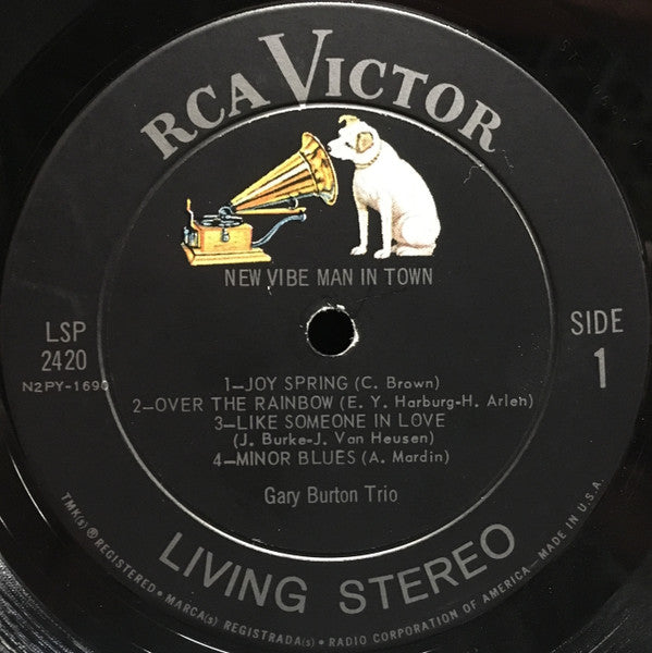 Gary Burton : New Vibe Man In Town (LP, Album)