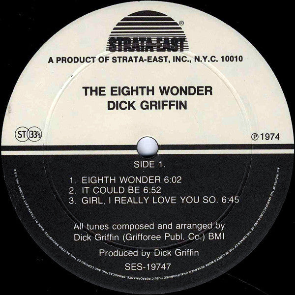 Dick Griffin : The Eighth Wonder (LP, Album)
