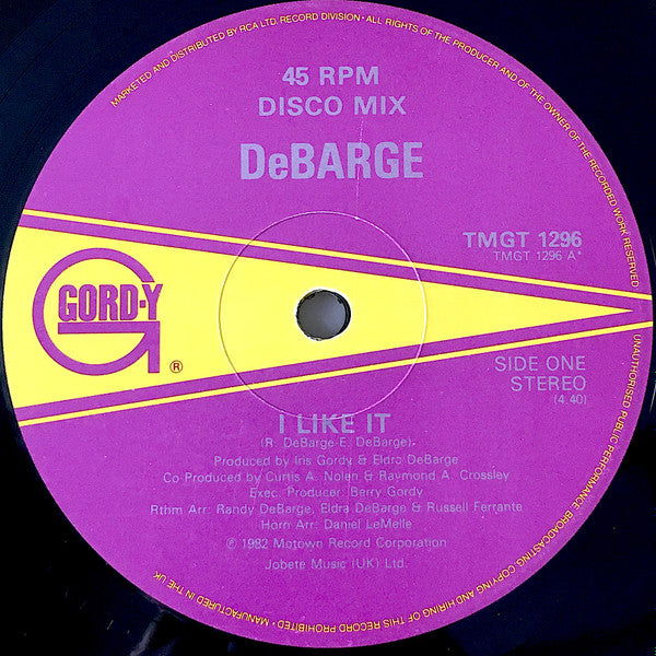 DeBarge : I Like It (12", Single)