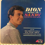 Dion (3) : Dion Sings To Sandy (LP, Album, Roc)