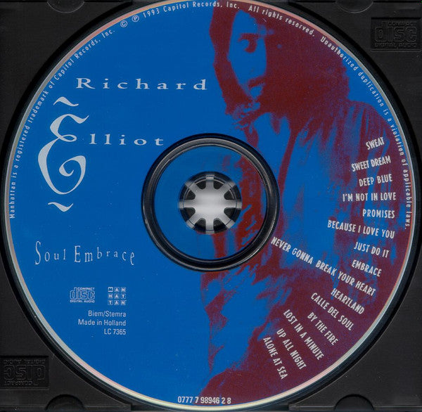 Richard Elliot : Soul Embrace (CD, Album)