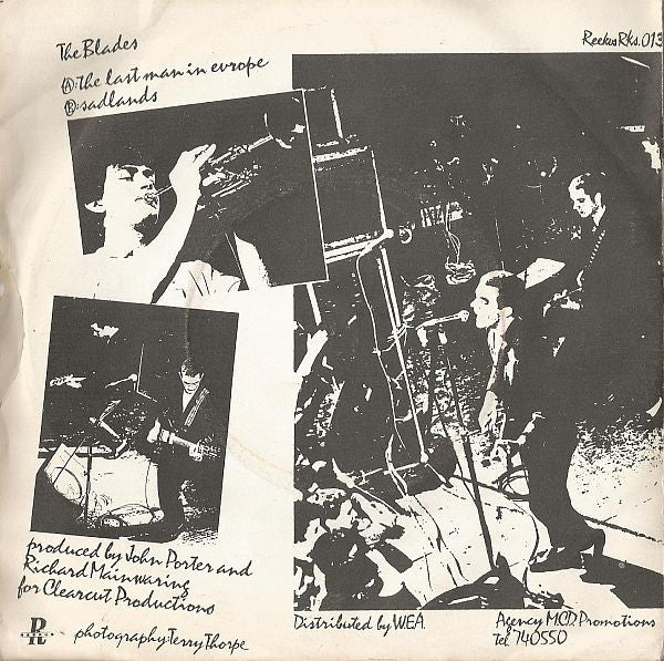 The Blades : The Last Man In Europe (7")