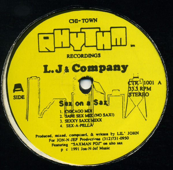 L.J & Company : Sex On A Sax (12")