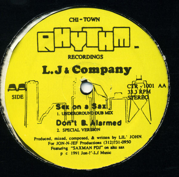 L.J & Company : Sex On A Sax (12")