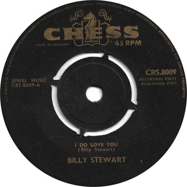 Billy Stewart : I Do Love You (7", Single)