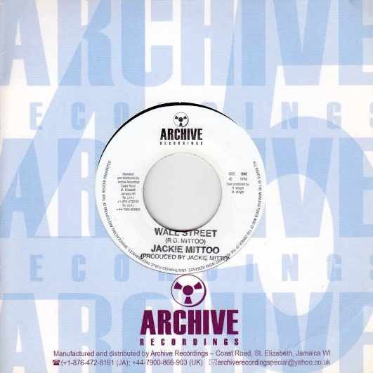 Jackie Mittoo : Wall Street (7", Single)