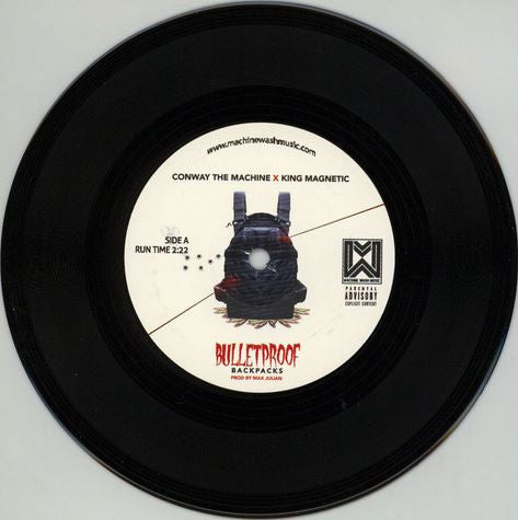 Conway The Machine, King Magnetic, Recognize Ali, Chris Crack : Bulletproof Backpacks / Recognize Trill (7", Ltd)