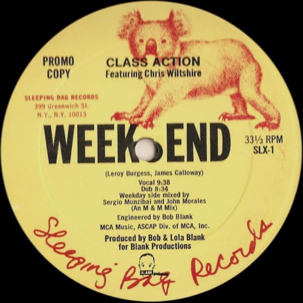Class Action Featuring Chris Wiltshire* : Weekend (12", Single, Promo)