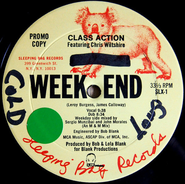 Class Action Featuring Chris Wiltshire* : Weekend (12", Single, Promo)
