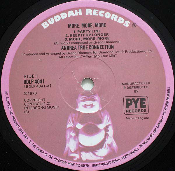 Andrea True Connection : More, More, More (LP, Album)