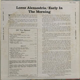 Lorez Alexandria With The Ramsey Lewis Trio : Early In The Morning (LP, Album, RE)
