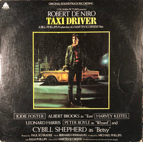 Bernard Herrmann : Taxi Driver - Original Soundtrack Recording (LP, Album, Kee)