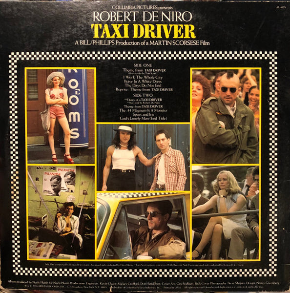 Bernard Herrmann : Taxi Driver - Original Soundtrack Recording (LP, Album, Kee)