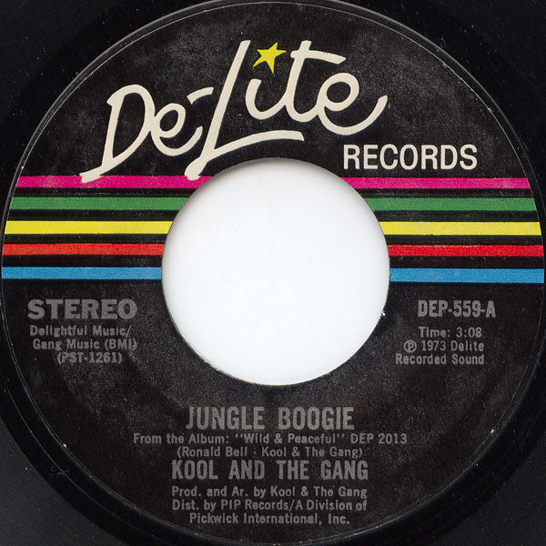 Kool And The Gang* : Jungle Boogie / North, East, South, West (7", Single, Styrene)