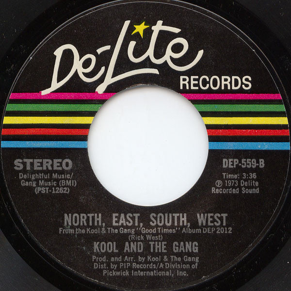 Kool And The Gang* : Jungle Boogie / North, East, South, West (7", Single, Styrene)