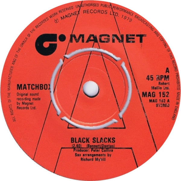 Matchbox (3) : Black Slacks (7", Single, Promo)