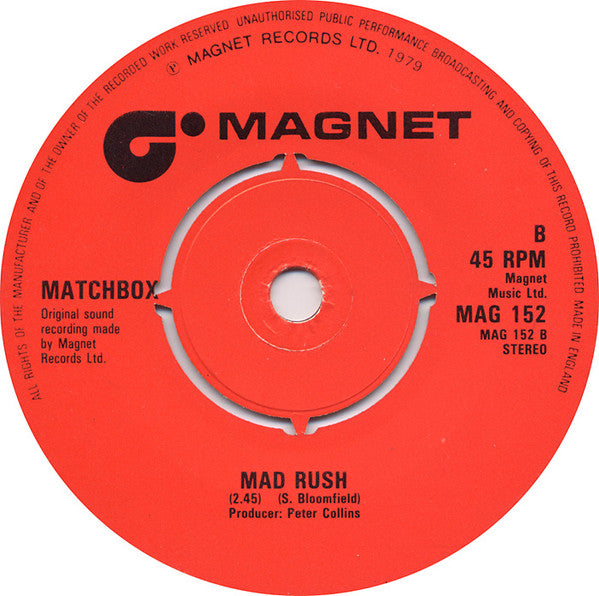 Matchbox (3) : Black Slacks (7", Single, Promo)